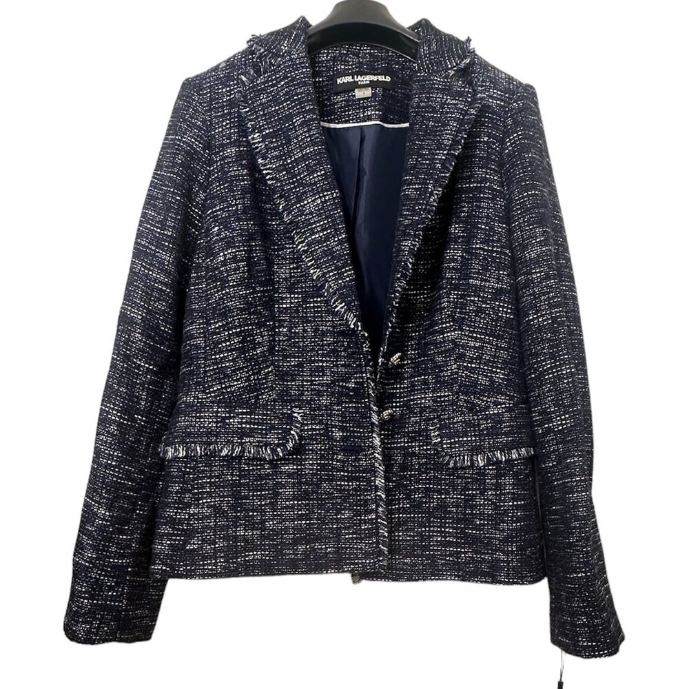 Karl Lagerfeld - Women's Tweed Blazer (NWT), Size 8